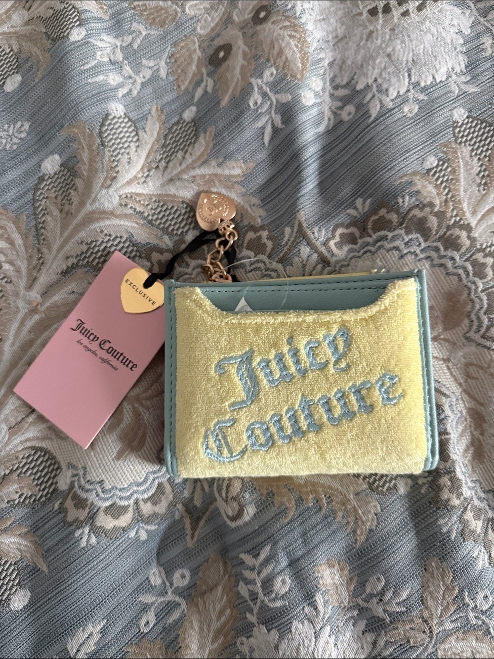 π Juicy Couture Gelato on the Beach Fold Wallet Card Case NWT Y2K - Picture 1 of 4